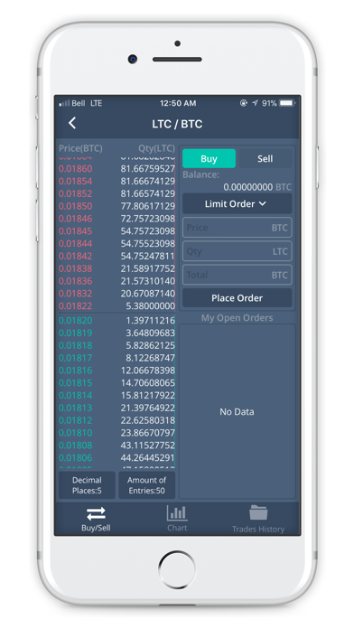 Coinut screenshot 2