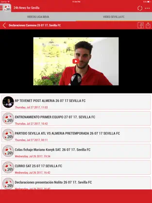 Screenshot 3 24h News for Sevilla FC iphone