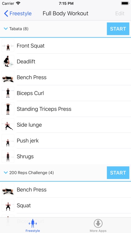 Virtual Trainer Barbell