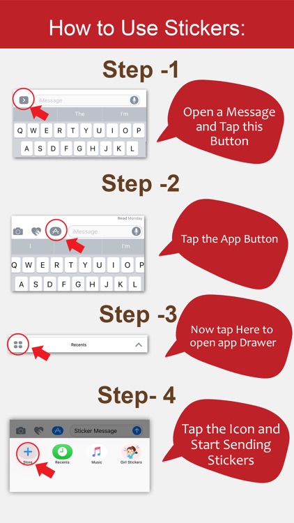 Heart Sketch Stickers for iMessage screenshot-3