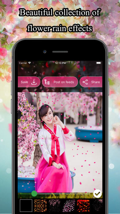 How to cancel & delete Flower Rain Effect Pic Editor from iphone & ipad 2