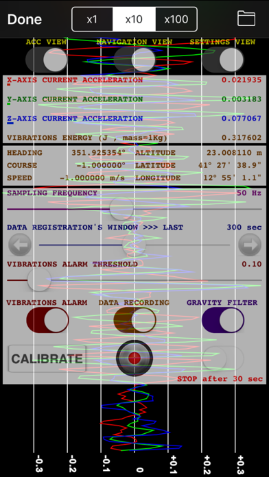 myVibrometer Screenshot 2