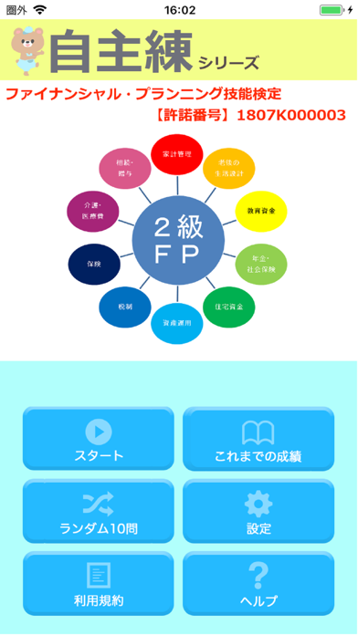 自主練シリーズ ファイナンシャルプランナー 2級 過去問集のおすすめ画像1