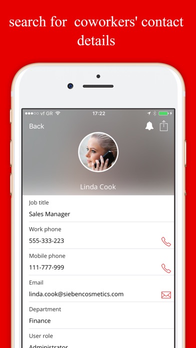 Vodafone Contacts List screenshot 4