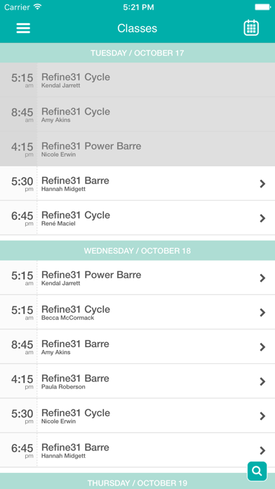Refine31 Bike Barre Waco screenshot 4