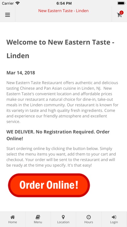 New Eastern Taste Linden