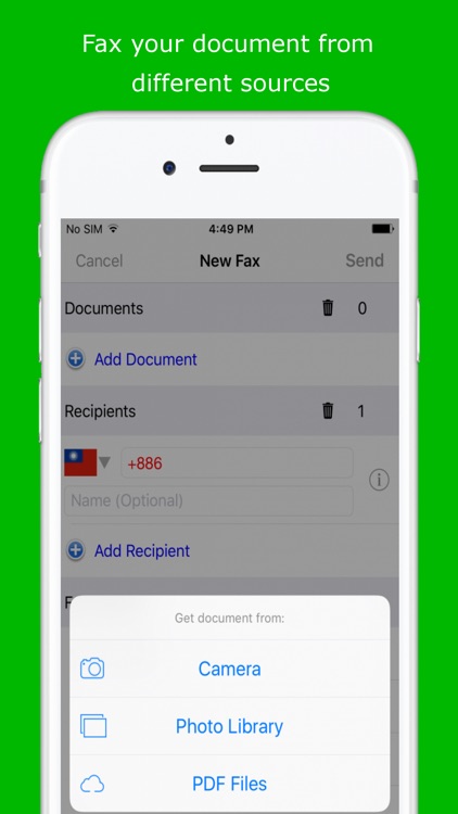 FAX886 - Send Fax from iPhone