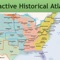 The Interactive Historical Atlas gives you 50 topic based history maps within Ancient History, the Middle Ages and the Modern Era