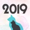 Cat Calendar 2019 makes the new year so much fun giving you a super cute cat, or kitten each day
