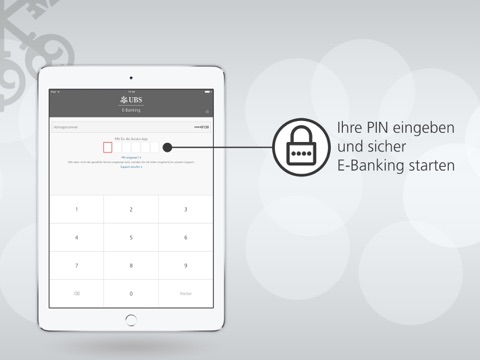 UBS Access – secure login screenshot 2