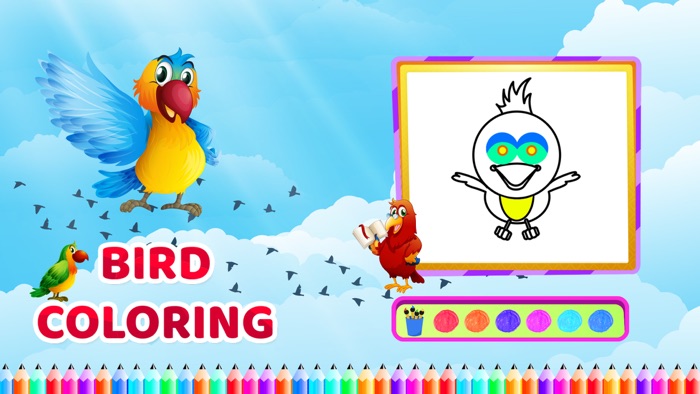 Birds Coloring Game