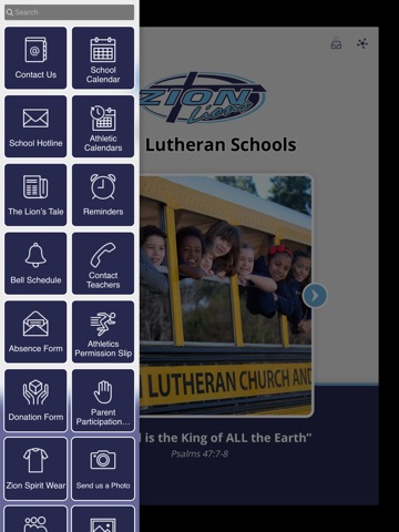 Zion Lutheran Anaheim screenshot 2