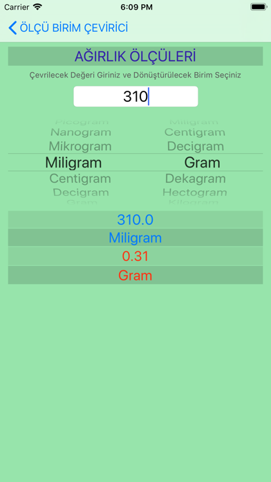 Ölçü Birimleri Çevirici screenshot 3