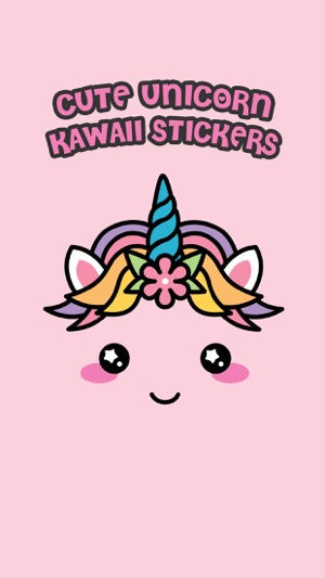 Cute Unicorn Kawaii Stickers