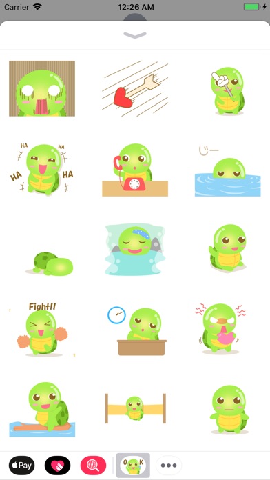 Green Turtle Animated Stickers screenshot 3