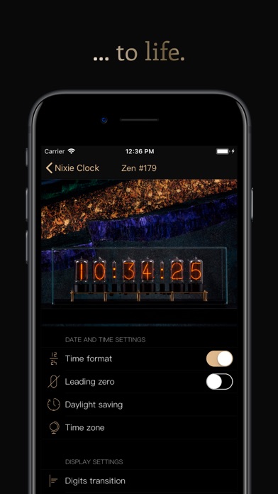 Nixie Clocks screenshot 4