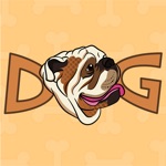 Lazy Bulldog Stickers