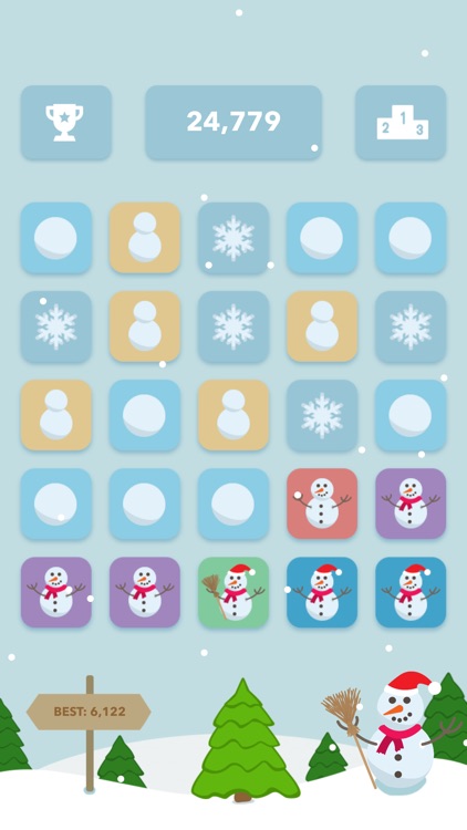 Snowman: Winter Puzzle screenshot-4