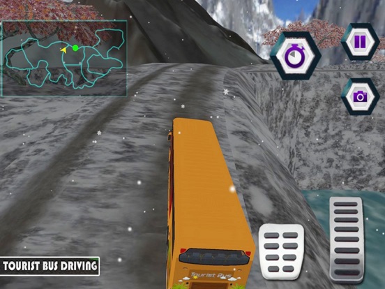 Bus Driving - Snow Hill screenshot 2