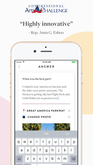 Screenshot #2 pour Mere - journaling, simplified