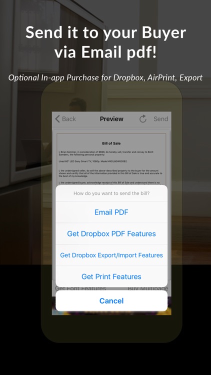 Bill of Sale NOW! Lite screenshot-3