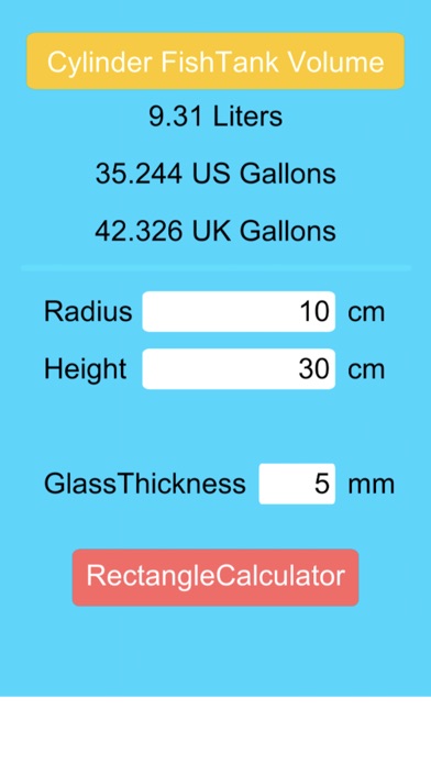 FishTankCalculator screenshot 2