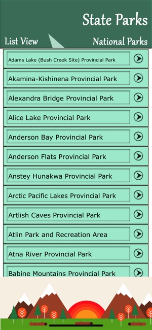 State Parks In Canada(圖2)-速報App