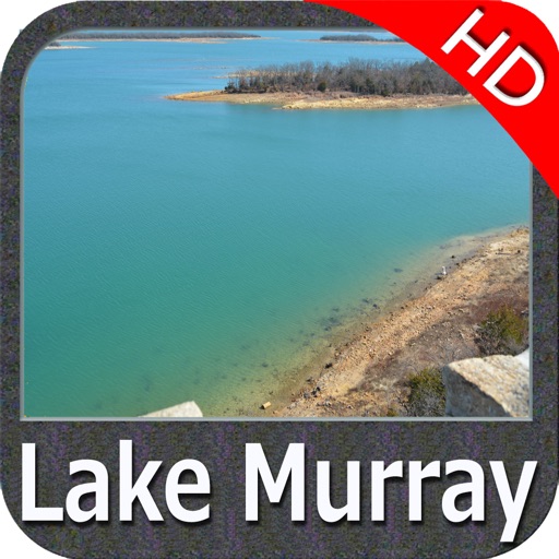 Lake Murray SC Fishing Maps HD