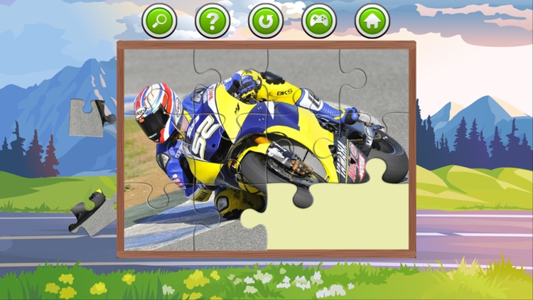 Motorbike Jigsaw Games