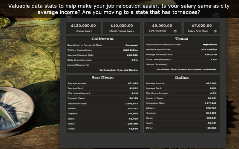 Job Relocation Cost of Living screenshot 2