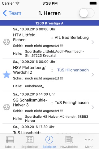TuS Hilchenbach Handball screenshot 2