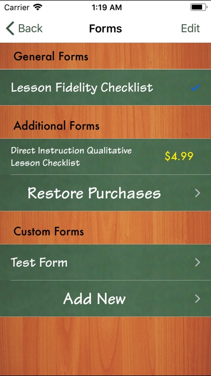 Lesson Fidelity Checklists