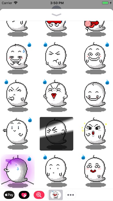 Little Ghost Animated Stickers screenshot 2