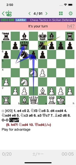 Chess Tactics. Sicilian Def. 2(圖1)-速報App