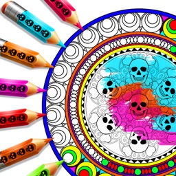 Halloween Mandala Drawing Fun