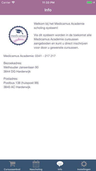 Medicamus Academie nascholing screenshot 4