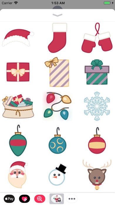 Santa & Friends Sticker Pack screenshot 2