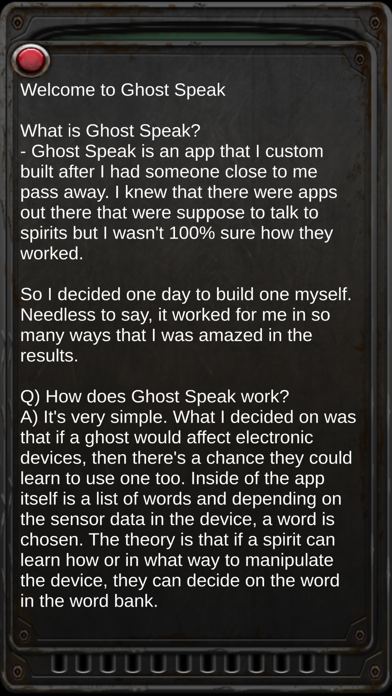 Ghost Speak Screenshot 3