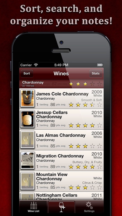 WineAlbum - Wine Tasting Notes