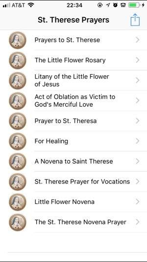 Saint Therese Prayers