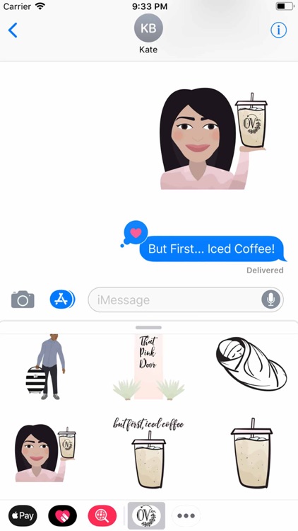 the OVer company Stickers