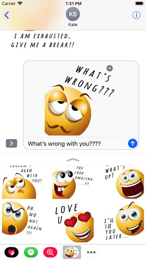 Daily Chit Chat Emoticons Pack(圖3)-速報App