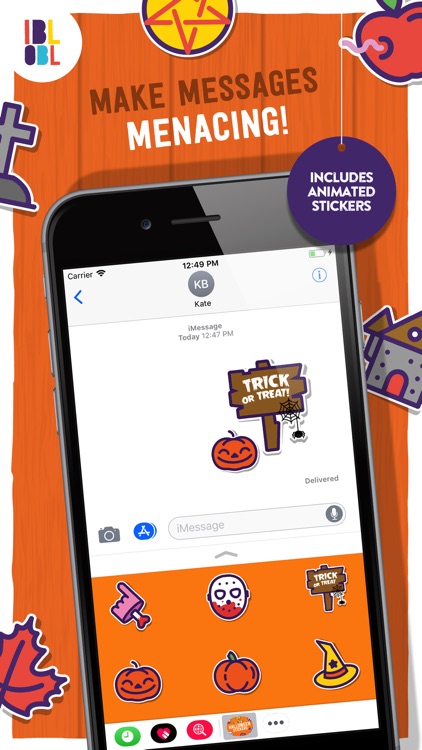 Ibbleobble Halloween Stickers