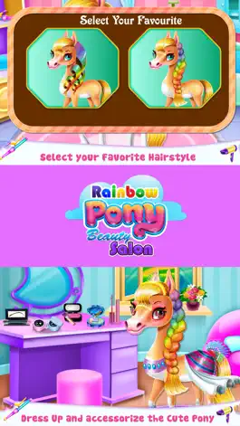 Game screenshot Rainbow Pony Beauty Salon hack