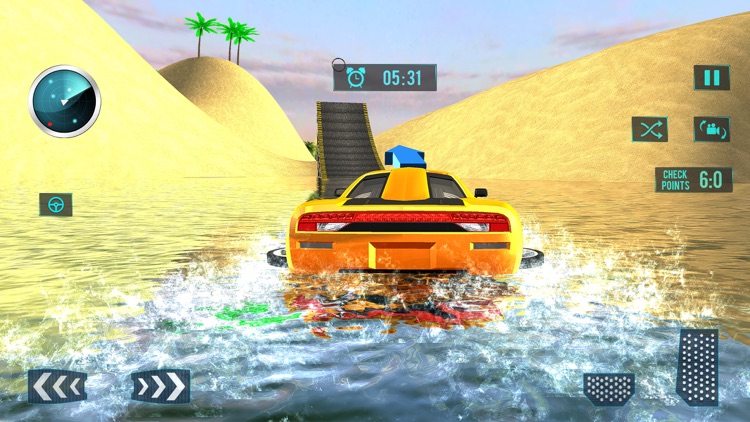 Water Surfing – Car Driving and Beach Surfing 3D