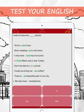 Learning English: Articles screenshot 4