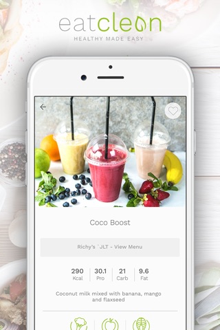 Eat Clean ME: Food Delivery screenshot 3