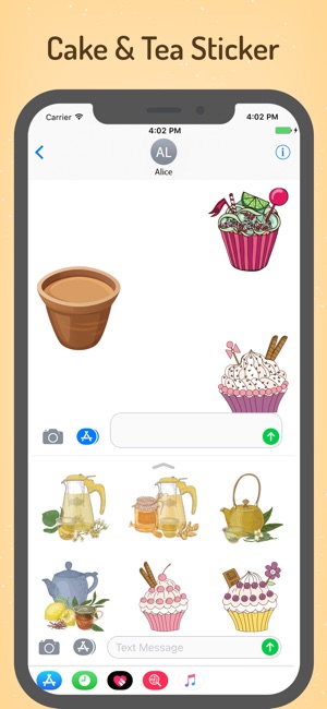 Appetizing Cake & Tea Stickers(圖3)-速報App