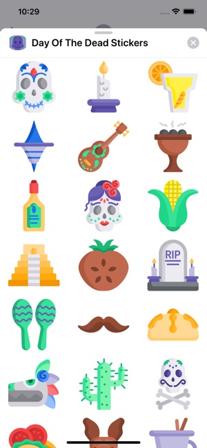 Day Of The Dead Stickers