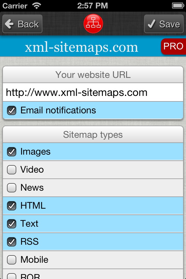 Pro Sitemaps screenshot 3